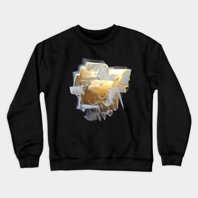 Gold and Silver Crewneck Sweatshirt by Lynn